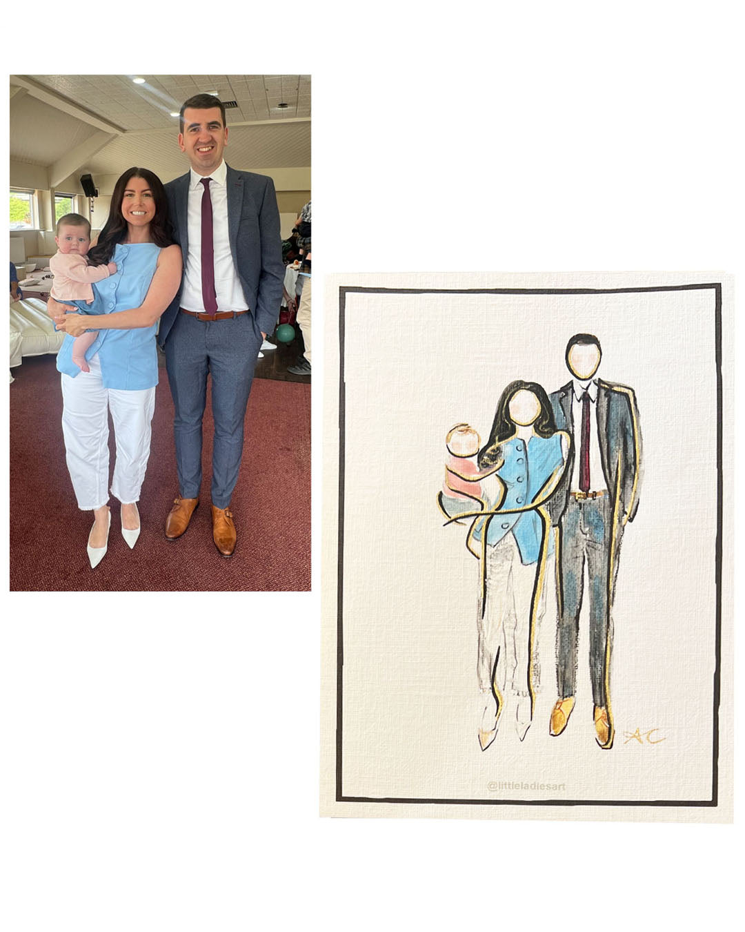 BESPOKE LITTLE MOMENTS ILLUSTRATION - JUST SEND YOUR PHOTO!